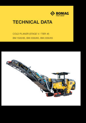 Freze de asfalt Bomag BM 2000/65