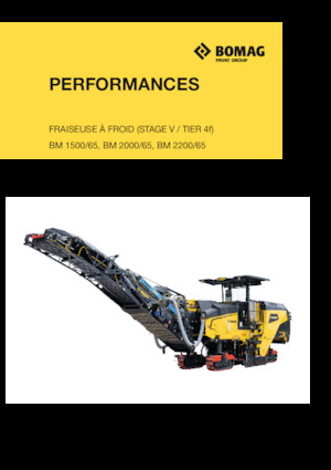Freze de asfalt Bomag BM 2000/65