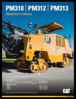 Freze de asfalt Caterpillar PM310
