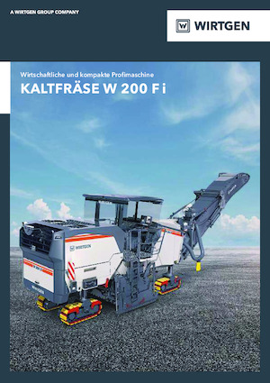 Freze de asfalt Wirtgen W 200 Fi