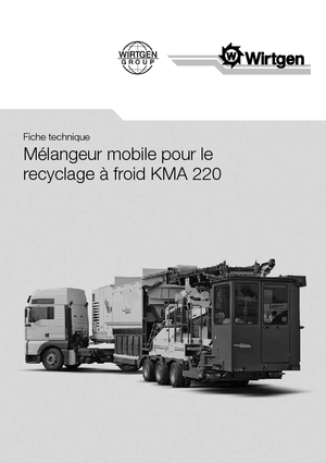 Reciclatoare rutiere la rece Wirtgen KMA 220