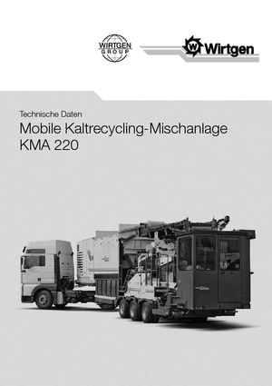 Reciclatoare rutiere la rece Wirtgen KMA 220