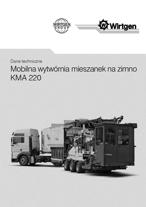 Reciclatoare rutiere la rece Wirtgen KMA 220
