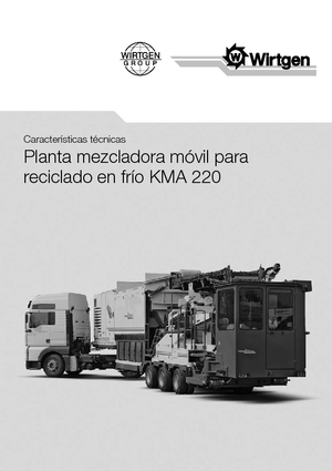 Reciclatoare rutiere la rece Wirtgen KMA 220