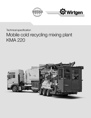 Reciclatoare rutiere la rece Wirtgen KMA 220