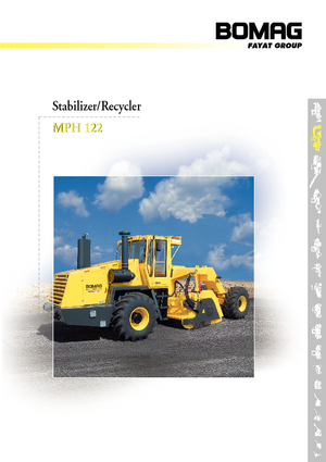 Reciclatoare rutiere la rece Bomag MPH 122-2