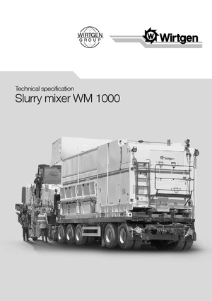 Reciclatoare rutiere la rece Wirtgen WM 1000