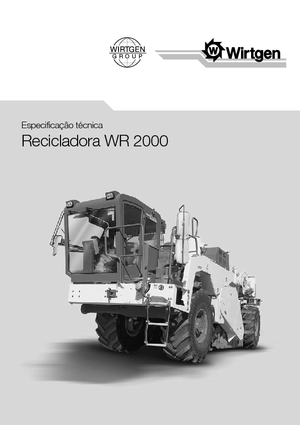 Reciclatoare rutiere la rece Wirtgen WR 2000