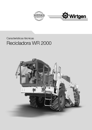 Reciclatoare rutiere la rece Wirtgen WR 2000