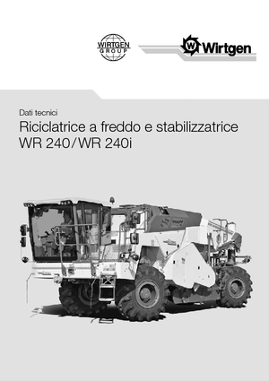Reciclatoare rutiere la rece Wirtgen WR 240