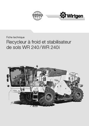 Reciclatoare rutiere la rece Wirtgen WR 240