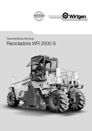 Reciclatoare rutiere la rece Wirtgen WR 2500 S