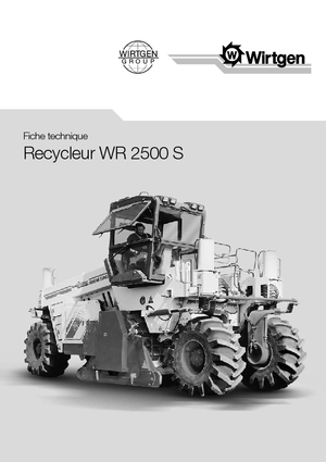 Reciclatoare rutiere la rece Wirtgen WR 2500 S
