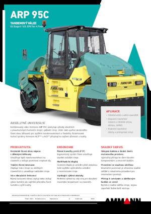 Cilindri compactori în tandem Ammann ARP 95 C