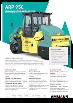 Cilindri compactori în tandem Ammann ARP 95 C