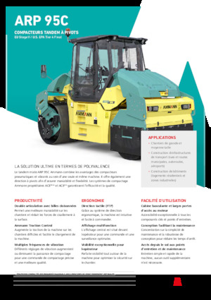Cilindri compactori în tandem Ammann ARP 95 C