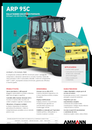 Cilindri compactori în tandem Ammann ARP 95 C