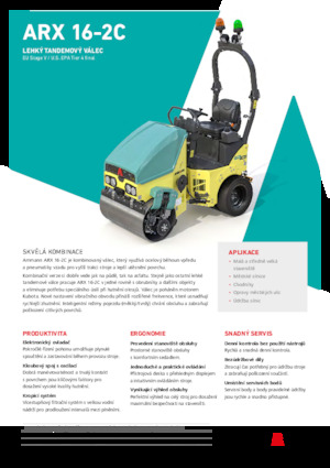 Cilindri compactori în tandem Ammann ARX 16-2C