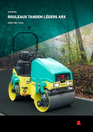 Cilindri compactori în tandem Ammann ARX 16 C T4f