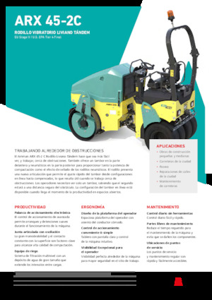 Cilindri compactori în tandem Ammann ARX 45-2C ST V
