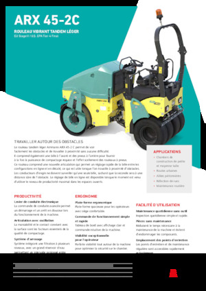 Cilindri compactori în tandem Ammann ARX 45-2C ST V