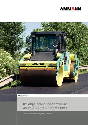 Cilindri vibratori în tandem Ammann AV 110 X