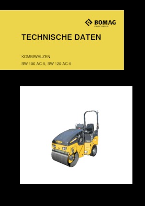 Cilindri compactori în tandem Bomag BW 100 AC-5