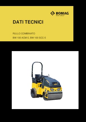 Cilindri compactori în tandem Bomag BW 100 SCC-5