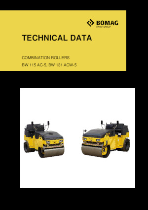 Cilindri compactori în tandem Bomag BW 131 ACW-5