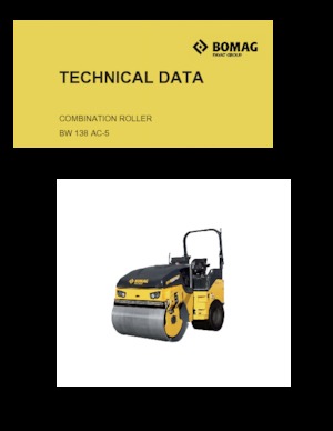 Cilindri compactori în tandem Bomag BW 138 AC-5