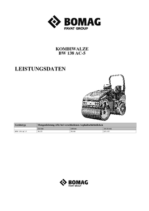 Cilindri compactori în tandem Bomag BW 138 AC-5