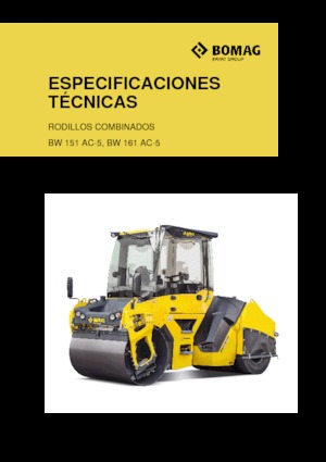 Cilindri compactori în tandem Bomag BW 151 AC-5