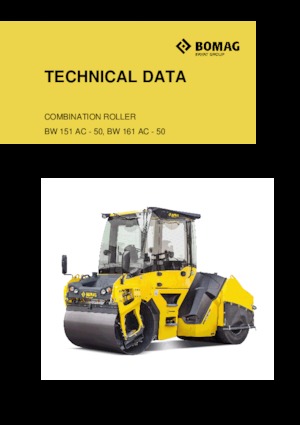 Cilindri compactori în tandem Bomag BW 151 AC-50