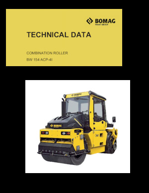 Cilindri compactori în tandem Bomag BW 154 ACP-4I