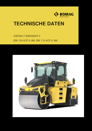 Cilindri compactori în tandem Bomag BW 154 ACP-5 AM