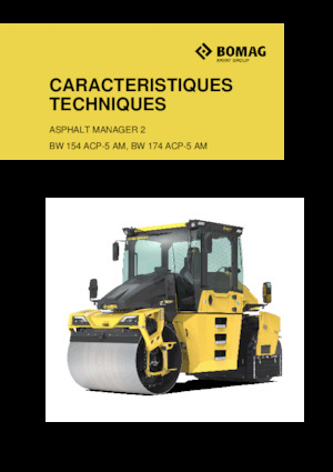 Cilindri compactori în tandem Bomag BW 154 ACP-5 AM