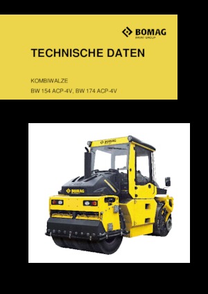 Cilindri compactori în tandem Bomag BW 174 ACP-4