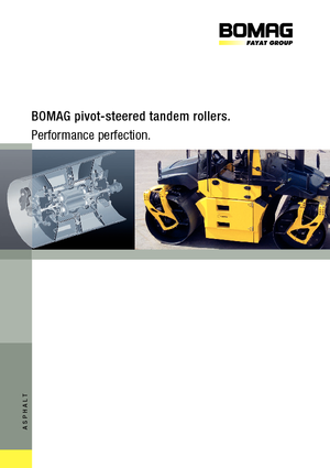 Cilindri compactori în tandem Bomag BW 154 ACP-4 AM