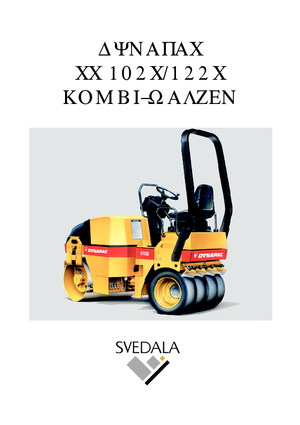 Cilindri compactori în tandem Dynapac CC 102 C