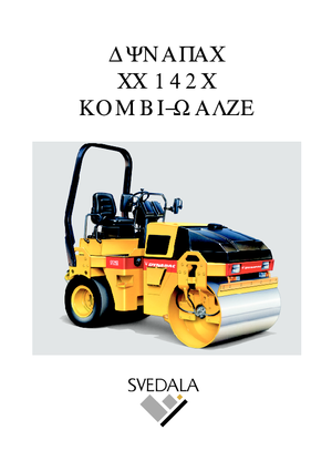 Cilindri compactori în tandem Dynapac CC 142 C