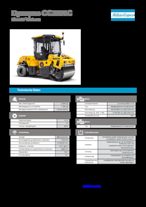 Cilindri compactori în tandem Dynapac CC 2200 C