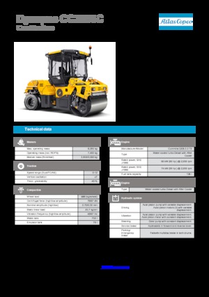 Cilindri compactori în tandem Dynapac CC 2200 C