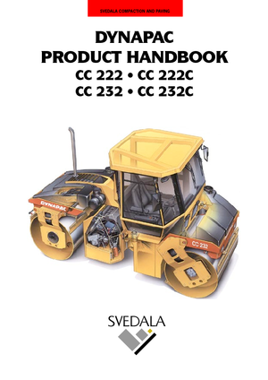 Cilindri compactori în tandem Dynapac CC 222 C HF