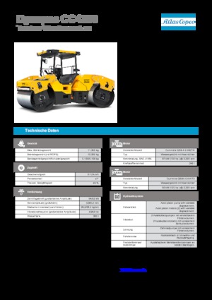 Cilindri compactori în tandem Dynapac CC 4200 C VI