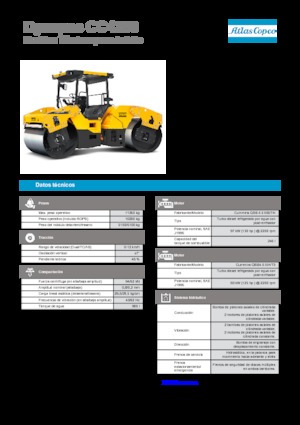Cilindri compactori în tandem Dynapac CC 4200 C VI