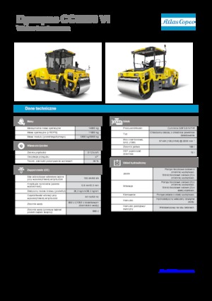 Cilindri compactori în tandem Dynapac CC 5200 C VI