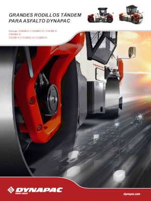 Cilindri compactori în tandem Dynapac CC 6200 C VI