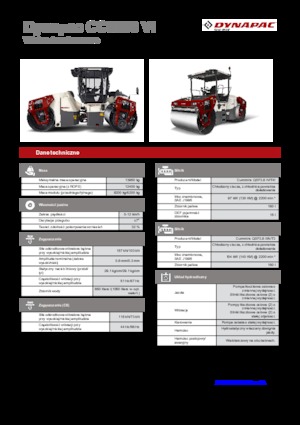 Cilindri compactori în tandem Dynapac CC 6200 C VI