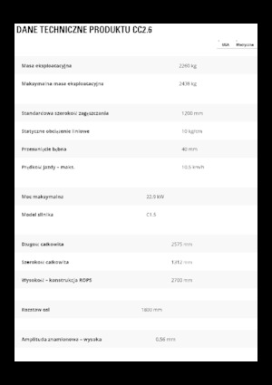 Cilindri compactori în tandem Caterpillar CC2.6