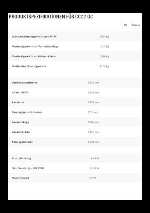 Cilindri compactori în tandem Caterpillar CC2.7GC